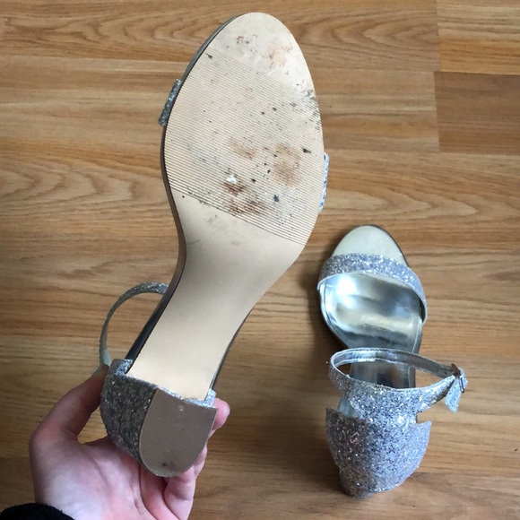 *Final Price Reduction* Madden Girl Beelaa Glitter Ankle Strap Sandals - Picture 4 of 5